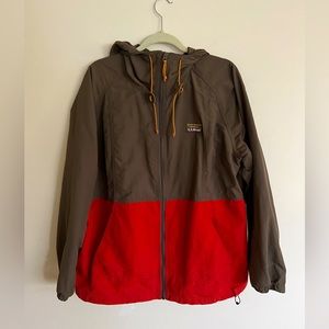 LL Bean Two Tone Windbreaker- 2X